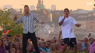 Samir och Viktor Shuffla LIVE Allsång på Skansen 2018 [upl. by Helms]