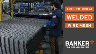 How is Welded Wire Mesh Made  Banker Wire [upl. by Cinelli]