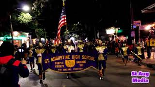 St Aug Marching Band 2018  Cleopatra Parade Full Coverage [upl. by Johnette986]