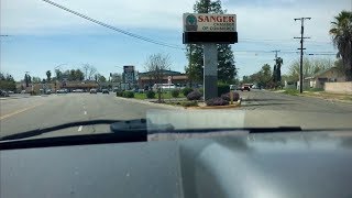 Driving through my hometown Sanger CA [upl. by Pet]