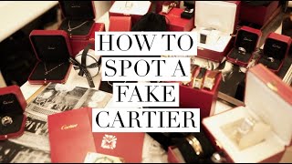 HOW TO SPOT A FAKE CARTIER [upl. by Llemaj]