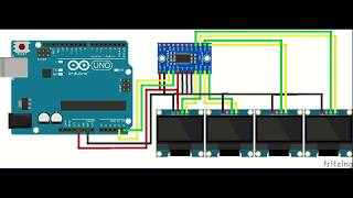 Arduino met Tca9548a I2c multiplexer [upl. by Kirbie]