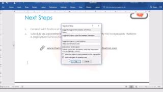 How to Create Digital Signature in Word [upl. by Ahsielat620]