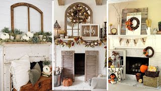 50 Beautiful Fall Mantel Décor Ideas to Cozy Up Your Living Space [upl. by Shiff]