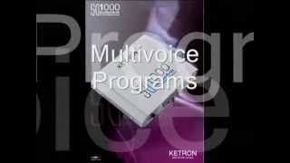 KETRON SD1000 Demo [upl. by Ambros]