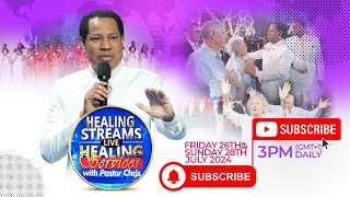 DAY 1 HEALING STREAMS LIVE HEALING SERVICE WITH PASTOR CHRIS  JULY 26TH 2024 [upl. by Assille]