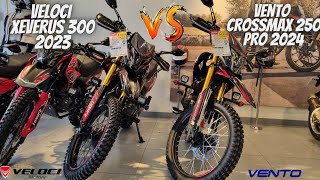 Nueva Vento Crossmax 250 Pro 2024😱 Vs Veloci Xeverus 300 2023🥵  ¿Cuál Comprarías😬 [upl. by Ardyce449]