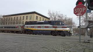 CDTX 2003 Leads A Amtrak San Joaquins Through Broadway Crossing Jack London Square Oakland CA [upl. by Wadesworth]