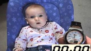 Infant Looking Time Habituation Activity 2 from quotWhat Babies Can Doquot DVD [upl. by Ariamo]