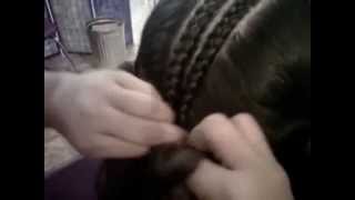 Basic Cornrows [upl. by Ocsecnarf]