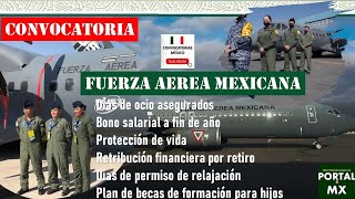 ✈️ Fuerza Aérea Mexicana Convocatoria 20222023 ¡INTEGRATE Requisitos BENEFIICOS Documentos [upl. by Anai]