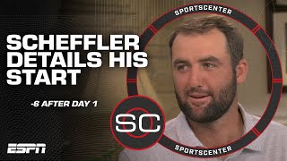 Scottie Scheffler breaks down his incredible start to the 2024 Masters  SportsCenter [upl. by Holder216]