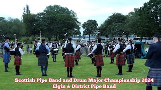 Elgin amp District Pipe Band  Scottish Championship 2024 [upl. by Cyrus]