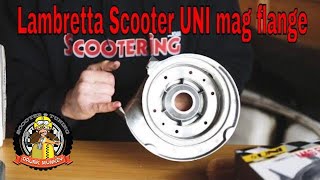 Lambretta Scooter UNI mag flange Project Poland engine continues  Part2 [upl. by Foote808]