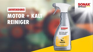 Anwendung SONAX Motor  Kalt Reiniger [upl. by Ynnus17]