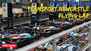 Teamsport Newcastle  Flying lap TeamSportKarting [upl. by Ianej56]