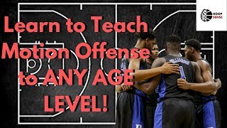 Easy to Understand Motion Offense for ANY AGE LEVEL  Beginner to Advanced [upl. by Dennis]