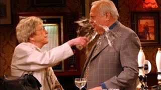 Coronation Street  Blanche Hunt Throws A Drink Over Archie Shuttleworth 7th July 2002 [upl. by Elleb589]