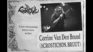 Corrine Van Den Brand ACROSTICHON BRUUT  The GROWL live straming series [upl. by Pilihp78]