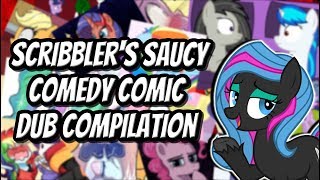 Scribblers Saucy Comedy Comic Dub Compilation MLP Comic Dubs [upl. by Fessuoy582]