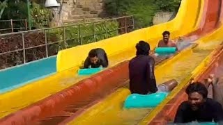 Funny Reaction Water Slides Four Boys [upl. by Dowzall]