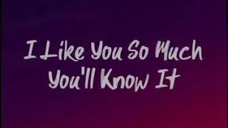 I like you so much you’ll know it  karaoke bernadettegomez [upl. by Rebmit]