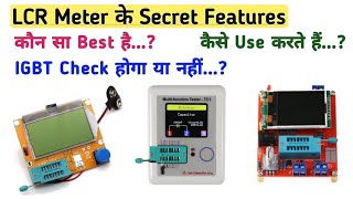 LCR ESR Meter How to Use  Multi Function Tester T4 TC1 amp GM328 [upl. by Hniv]