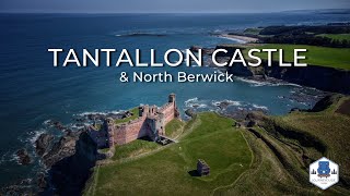 Tantallon Castle amp North Berwick from above in 4K [upl. by Leinehtan98]