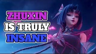 WOW The New Hero Zhuxin Is Absolutely Insane  Mobile Legends [upl. by Vin]