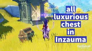 All luxurious Chests Locations In Inazuma  Genshin Impact [upl. by Dag696]