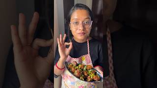 Dry Cabbage Manchurian🤤odiashortsviraltrendingforyouminivlogvegmanchurian [upl. by Zola]