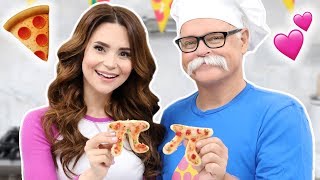 HOW TO MAKE PIZZA PI PIES wmy Dad  NERDY NUMMIES [upl. by Earej812]