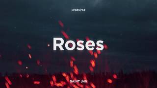 SAINt JHN  Roses Lyrics [upl. by Hayotal56]