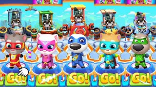 🤯😱🤯Talking Tom hero dash Unlock All characters gameplay video talkingtom talking Tom hero dash game [upl. by Prentice]