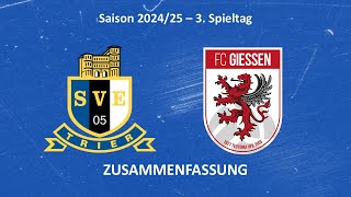 SVETV Eintracht Trier vs FC Gießen  Highlights 3 Spieltag Saison 2425 [upl. by Heyra]