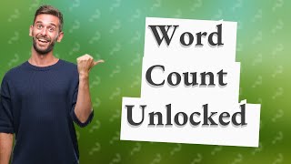 Where is the word count show in MS Word [upl. by Alik]