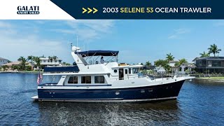 2003 Selene 53 Ocean Trawler Yacht For Sale quotBella Vitaquot [upl. by Leuqcar864]