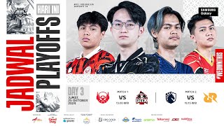 🔴 LIVE  MPL ID S14  Playoffs Hari 3  Bahasa Indonesia [upl. by Joy137]