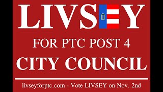 Livsey For PTC  City Council Campaign Announcement Video [upl. by Toffey]