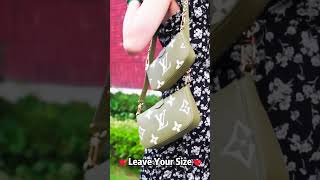 2024 Christmas Gift Real VS Fake Louis Vuitton Multi Pochette Accessoires Bags unboxing checking [upl. by Anawd94]