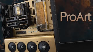 Taking ProArt to the next Level ft Stealth Tubing CPU Block [upl. by Ellinger]