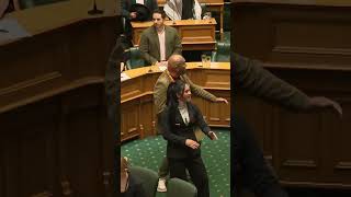 Parliament suspended as Māori MPs performed haka youtube newzealand parliament hakata news [upl. by Sulihpoeht571]