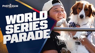 WORLD SERIES PARADE Highlights from the Dodgers parade to celebrate their championship [upl. by Scarito]