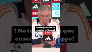 🚨 ANCELOTTI quotNo tengo nada que ENSEÑAR A MBAPPÉquot [upl. by Enomal694]