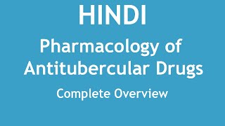 Pharmacology of Antitubercular Drugs Complete Overview HINDI  Dr Shikha Parmar [upl. by Lesig]