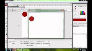 como animar una pelota en flash muy básico [upl. by Shaper]
