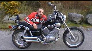 Yamaha Virago XV 535 Custom cruiser full road review complete [upl. by Noyes]