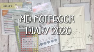 Midori MD B6 Slim Diary 2020  Review [upl. by Elehcir]