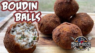 Boudin Balls  How to Make Amazing Boudin Balls Easy [upl. by Eedyaj]