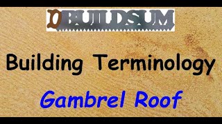 Building Terminology  Gambrel roof [upl. by Barlow]